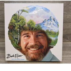 New Big G Creative Bob Ross The Art of Chill Board Game 2017 Happy Little Trees